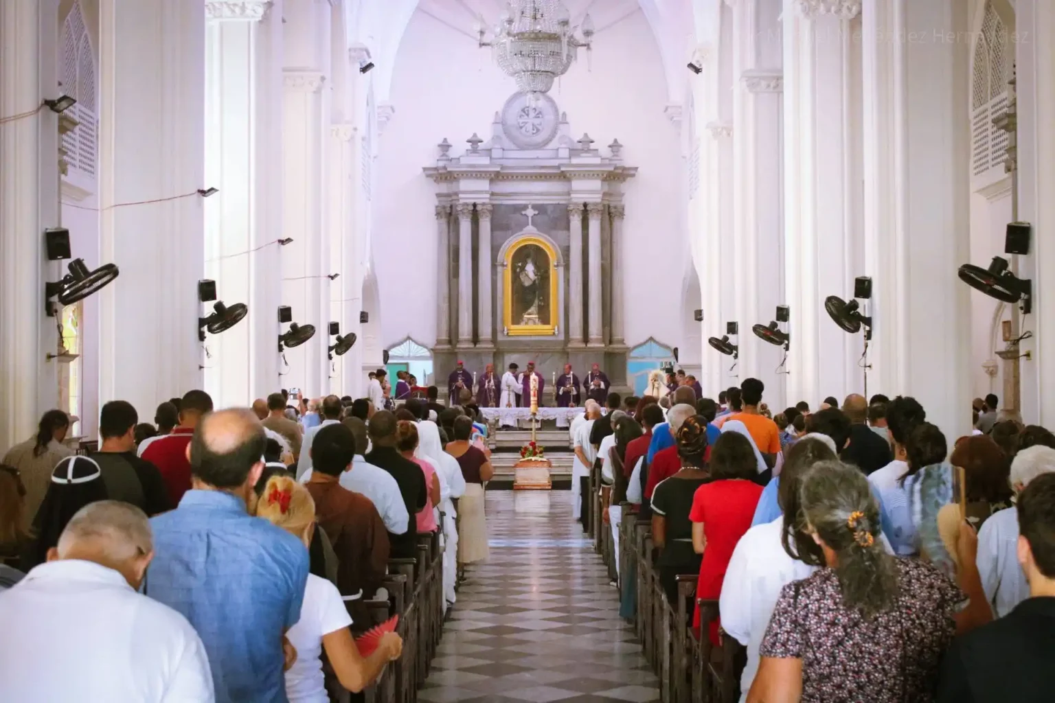Misa y responso de Mons. Silvano, obispo de la diócesis de Guantánamo-Baracoa