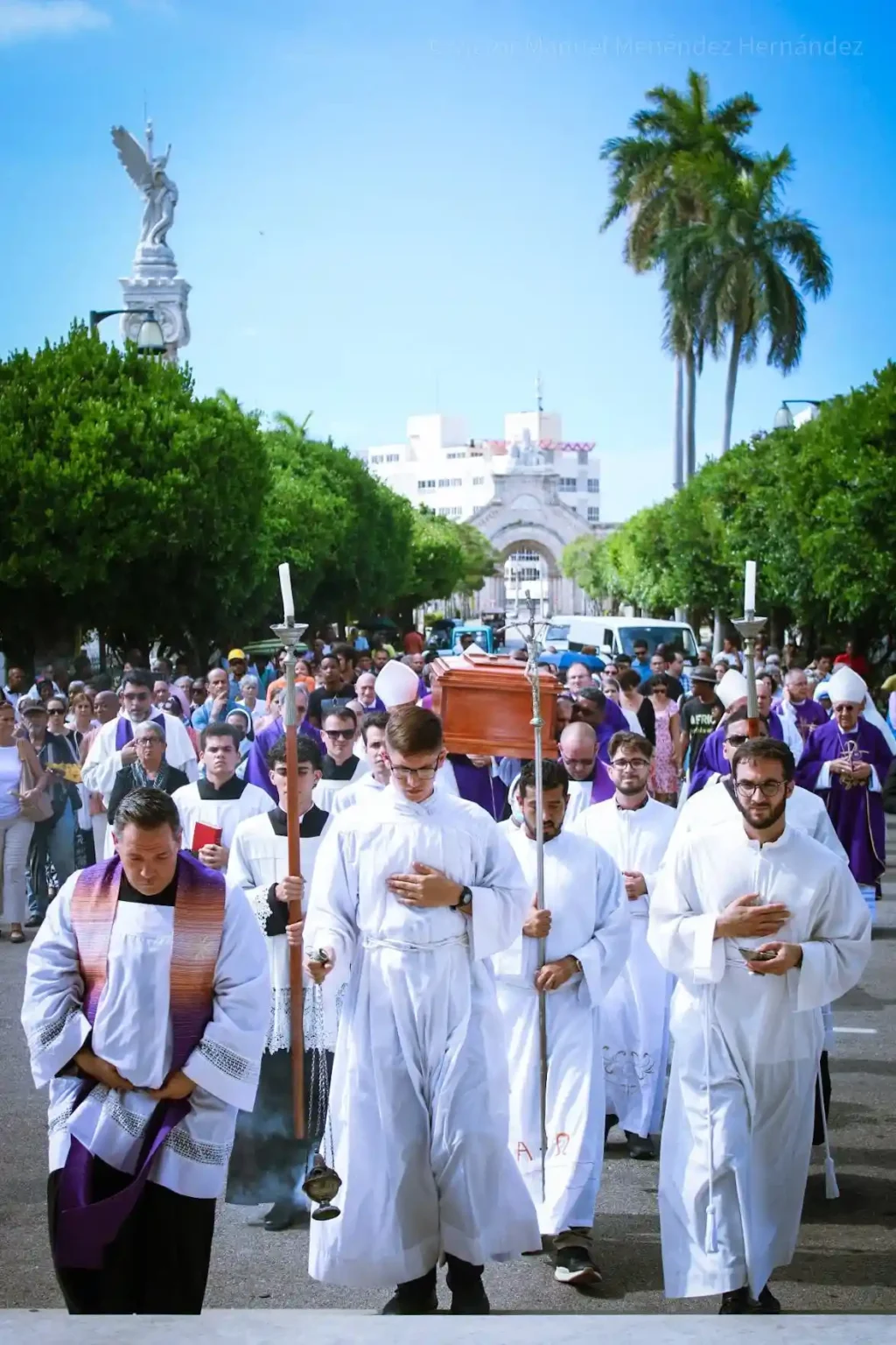 Misa y responso de Mons. Silvano, obispo de la diócesis de Guantánamo-Baracoa